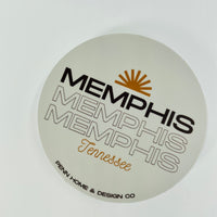 Memphis Memphis Memphis Sticker
