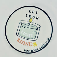 Let Your Light Shine Sticker