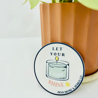 Let Your Light Shine Sticker