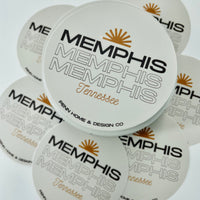 Memphis Memphis Memphis Sticker