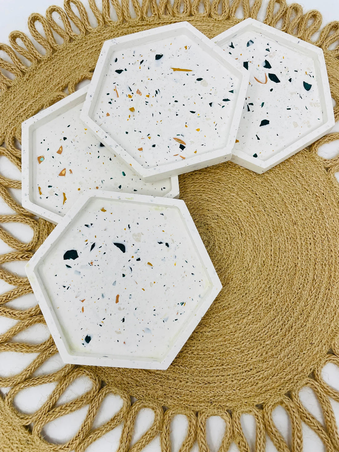Terrazzo Coasters – Set of 4