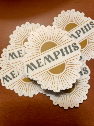 Memphis Sun Sticker