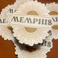 Memphis Sun Sticker